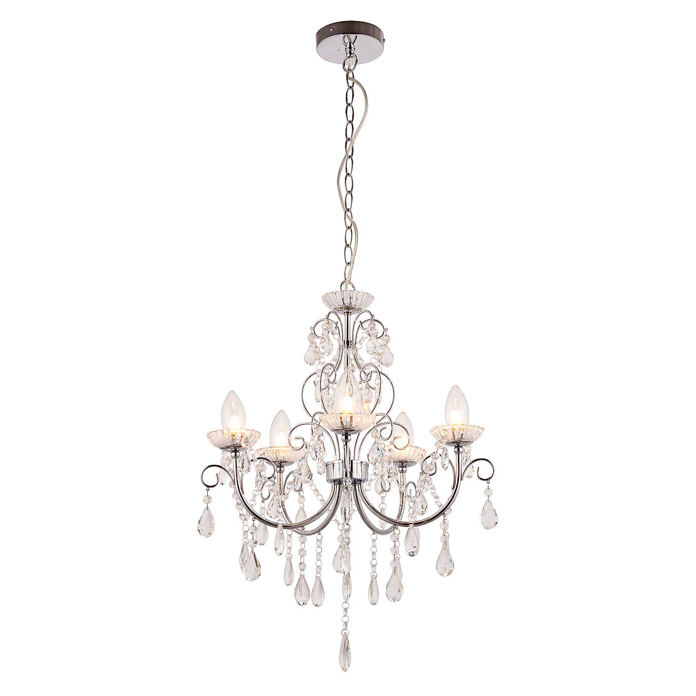 Tabitha 5 Light 51cm Chandelier