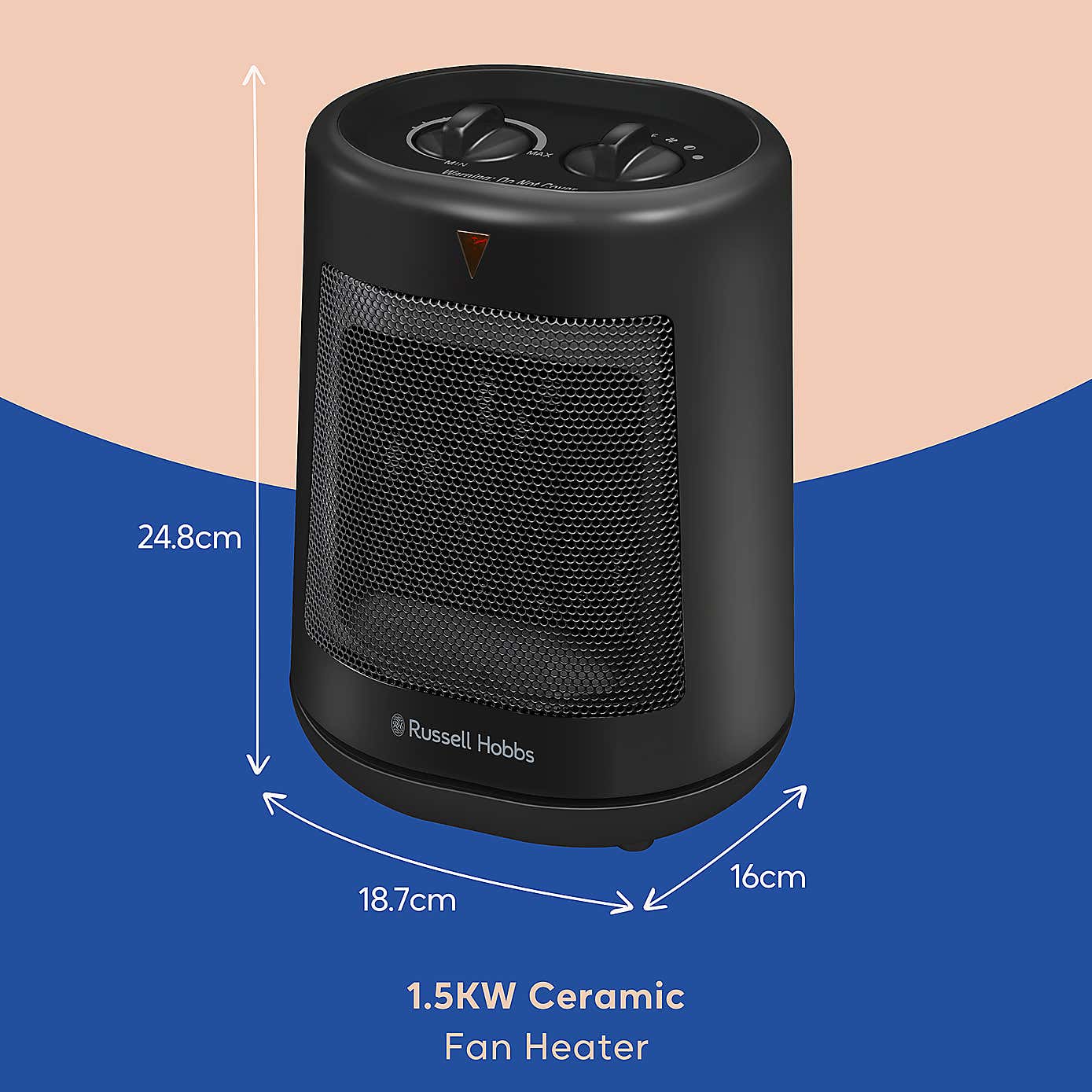 Russell Hobbs 2kW Oscillating Ceramic Heater