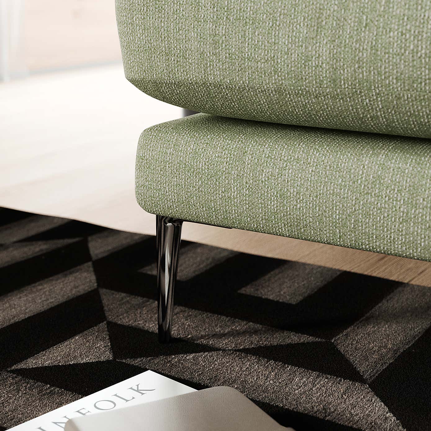 Lawson Chunky Tonal Weave Snuggle Chair