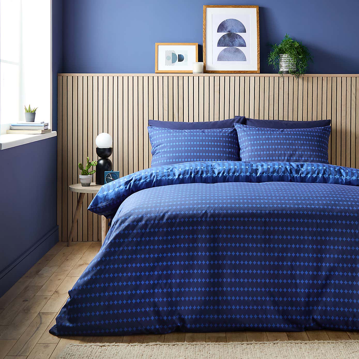 Oden Geometric Duvet Cover & Pillowcase Set