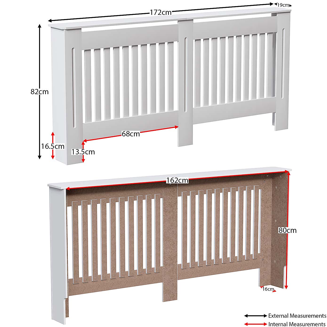 Vida Designs Chelsea Radiator Cover