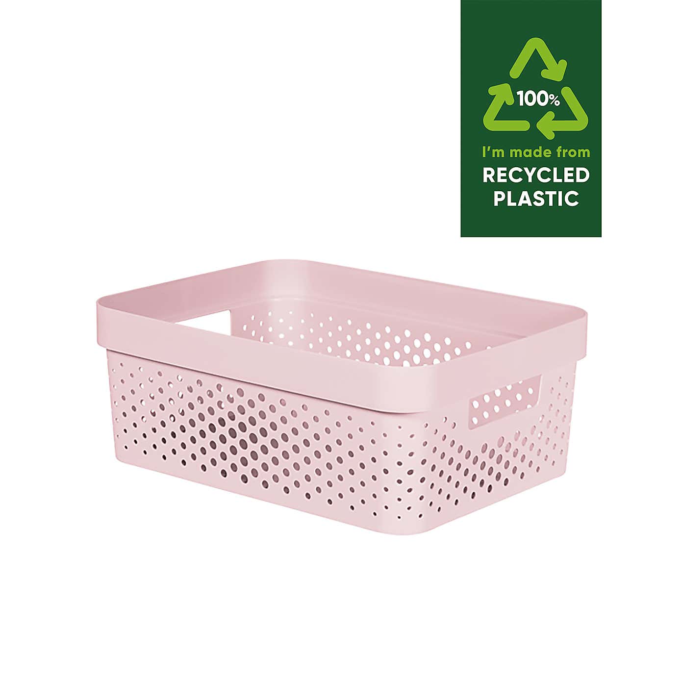 Curver Infinity 100% Recycled Plastic Storage Basket