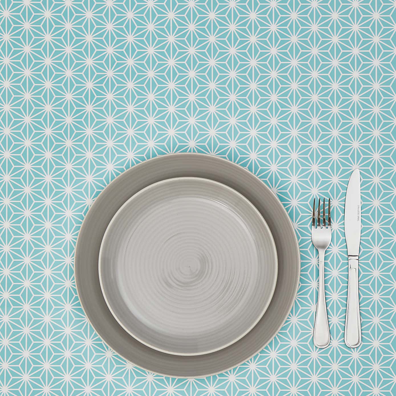 Diamond Teal PVC Fabric