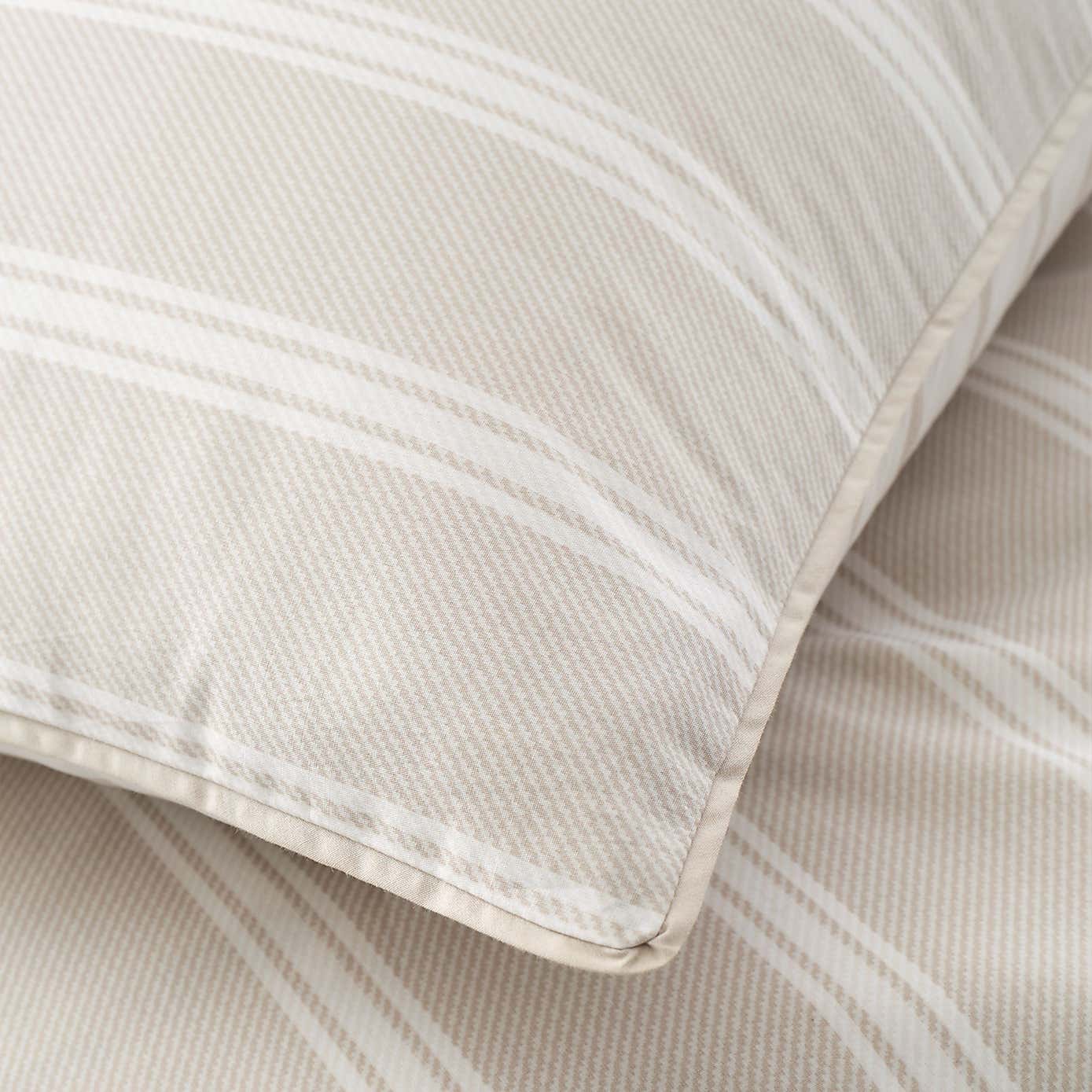 Bianca Ashford Stripe Reversible Duvet Cover & Pillowcase Set