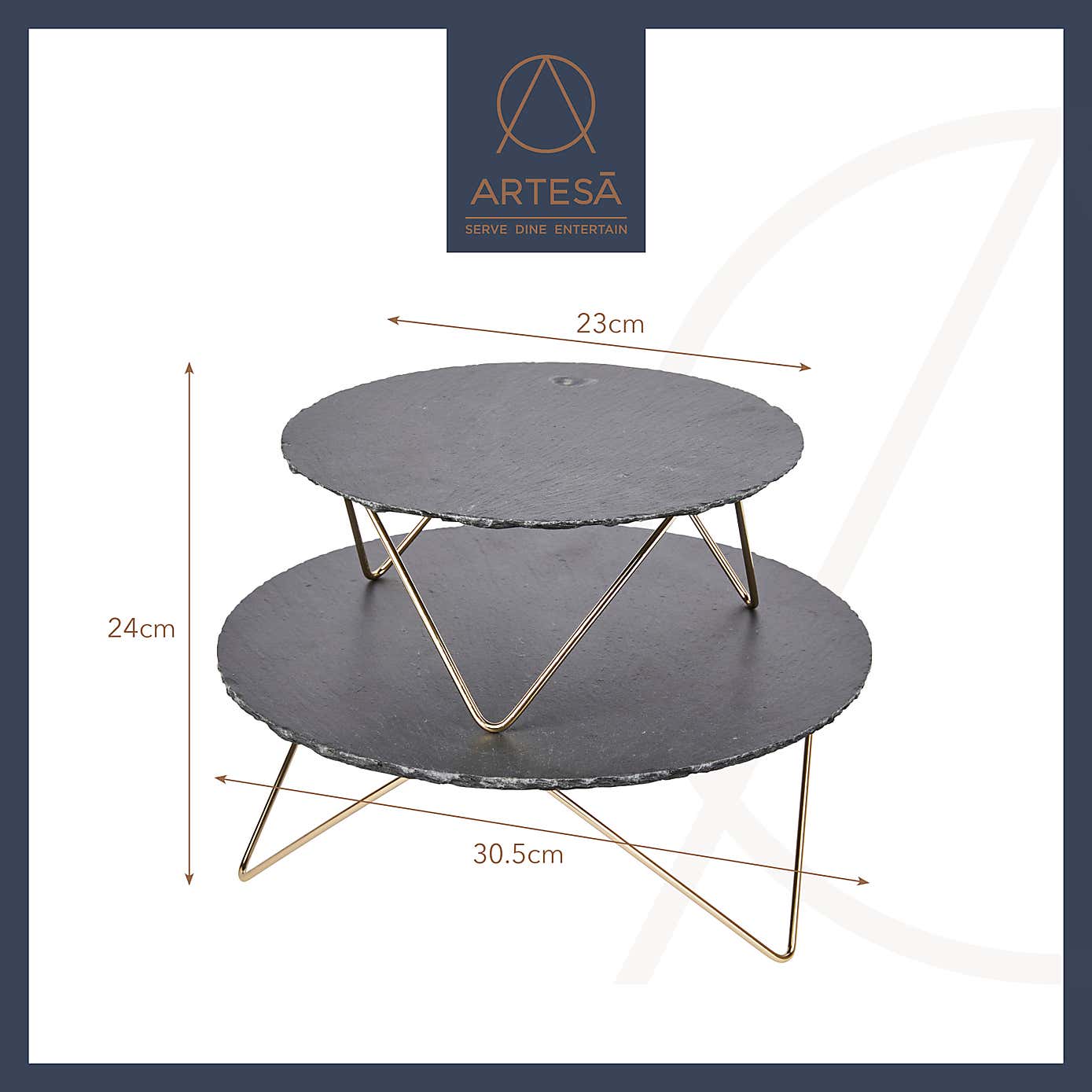 Artesà Two Tier Serving Stand
