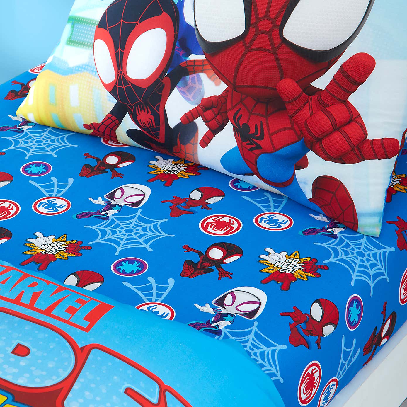 Spidey and His Amazing Friends Duvet Cover and Pillowcase Set