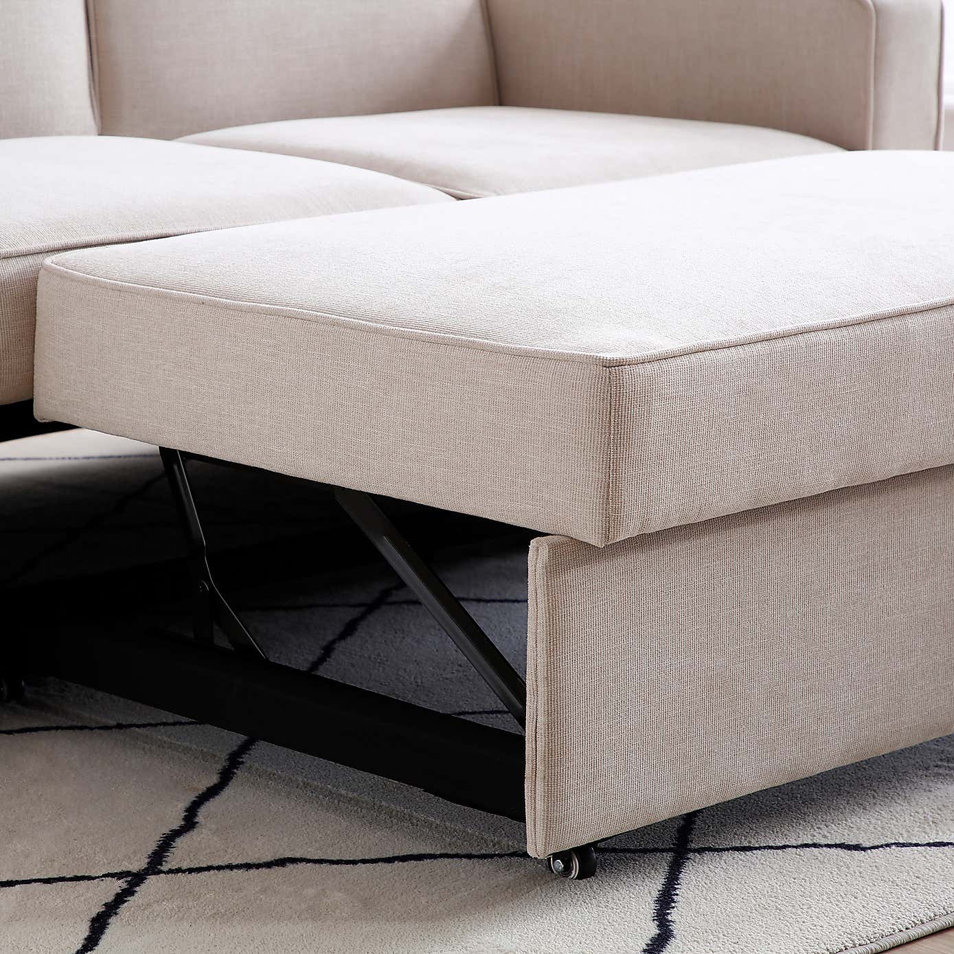 Kayden Fabric Pop Up 2 Seater Double Sofa Bed