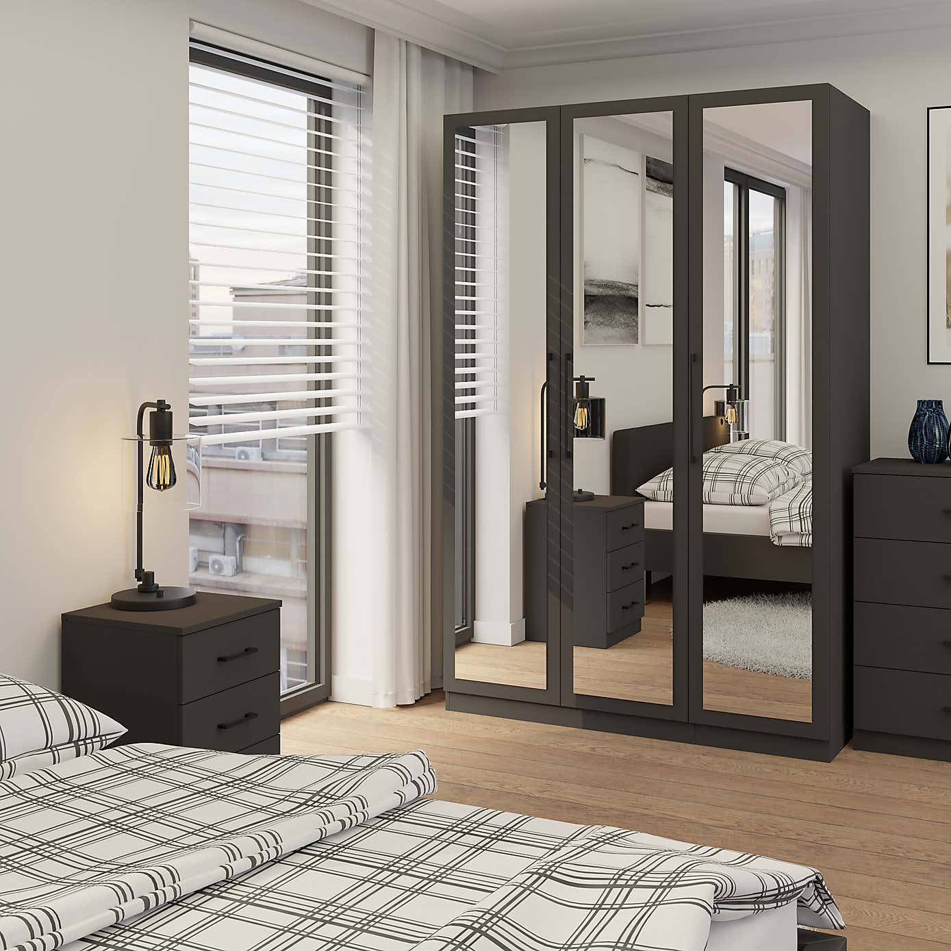 Foster Triple Wardrobe