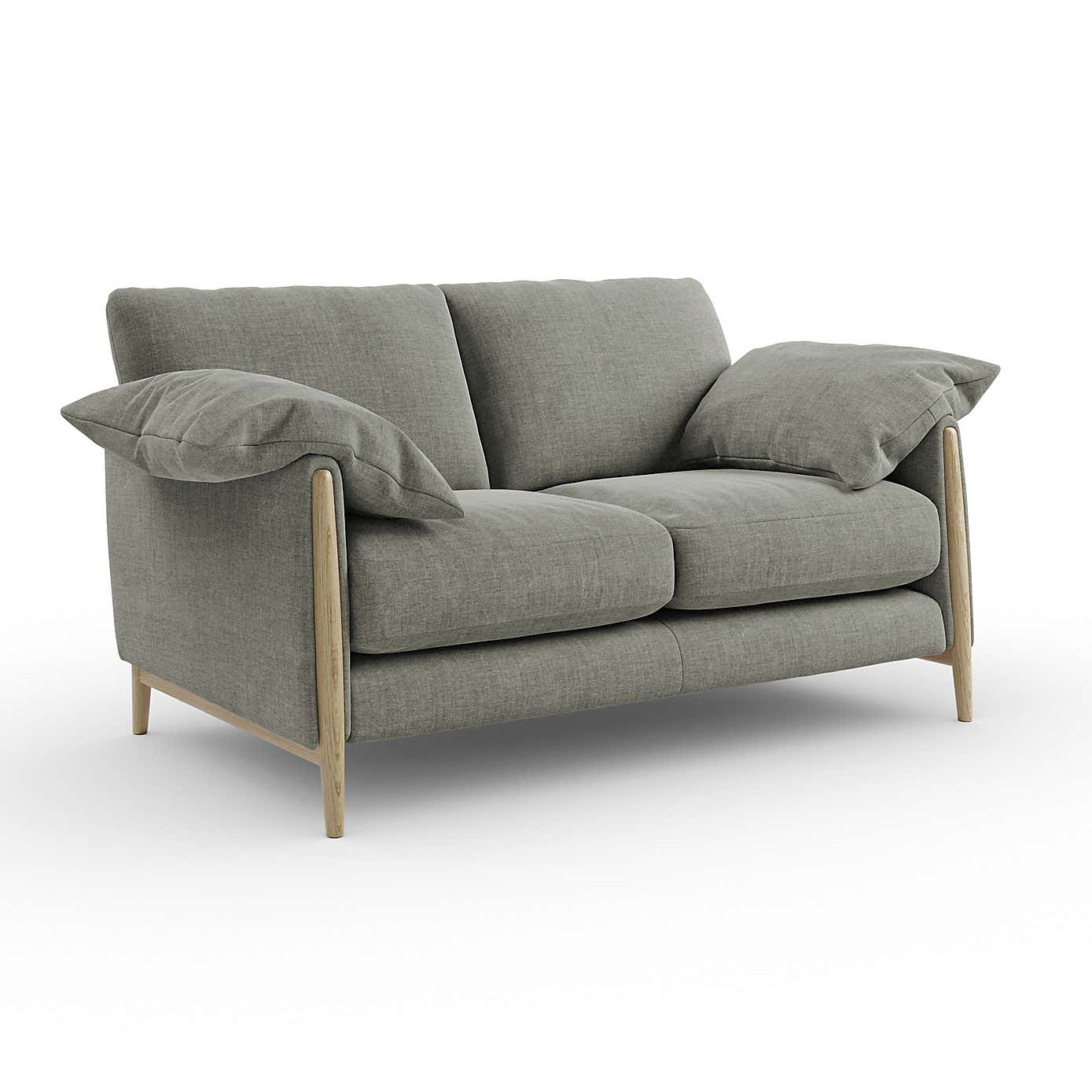 Hector Tonal Plush Chenille 2 Seater Sofa