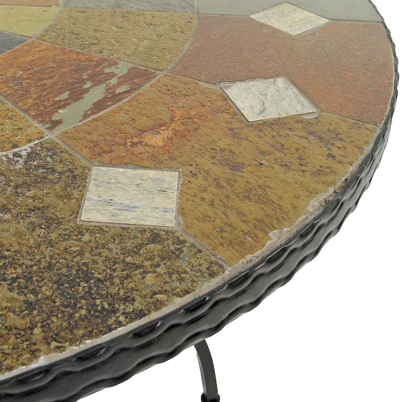 Glendale 91cm Patio Table Set with 4 Austin Chairs