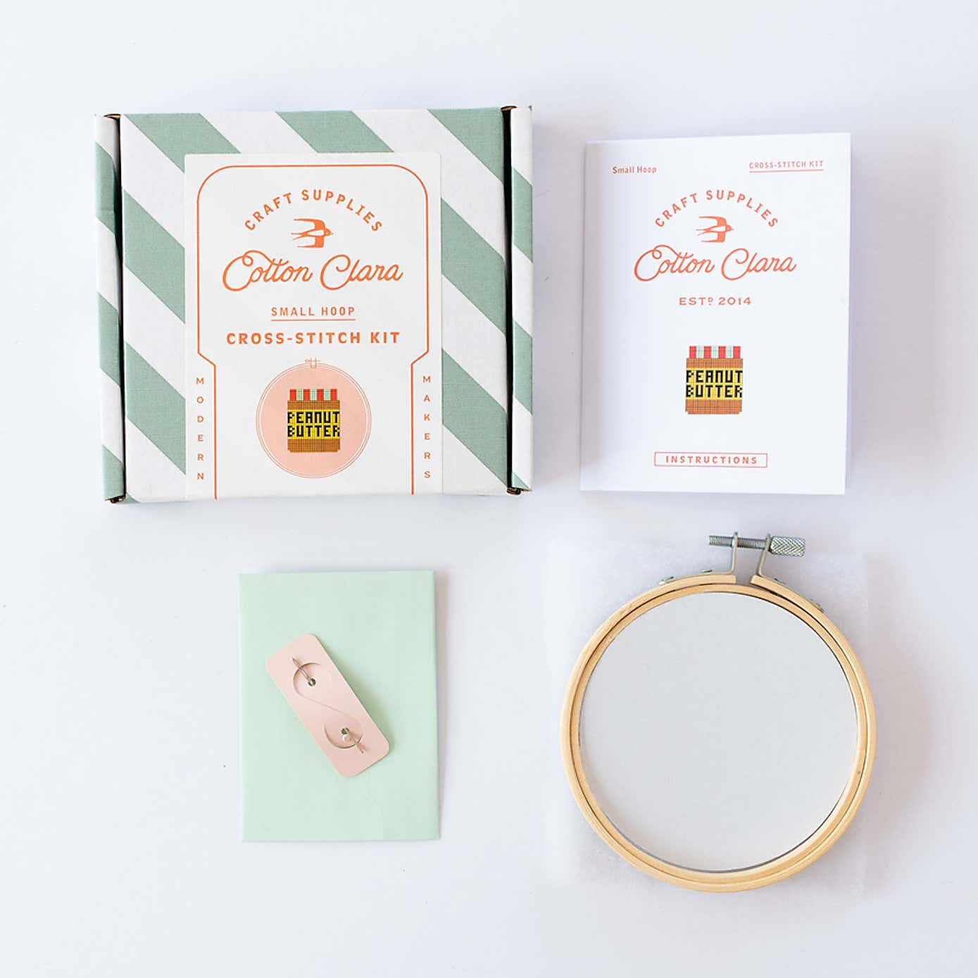 Cotton Clara Peanut Butter Cross Stitch Kit