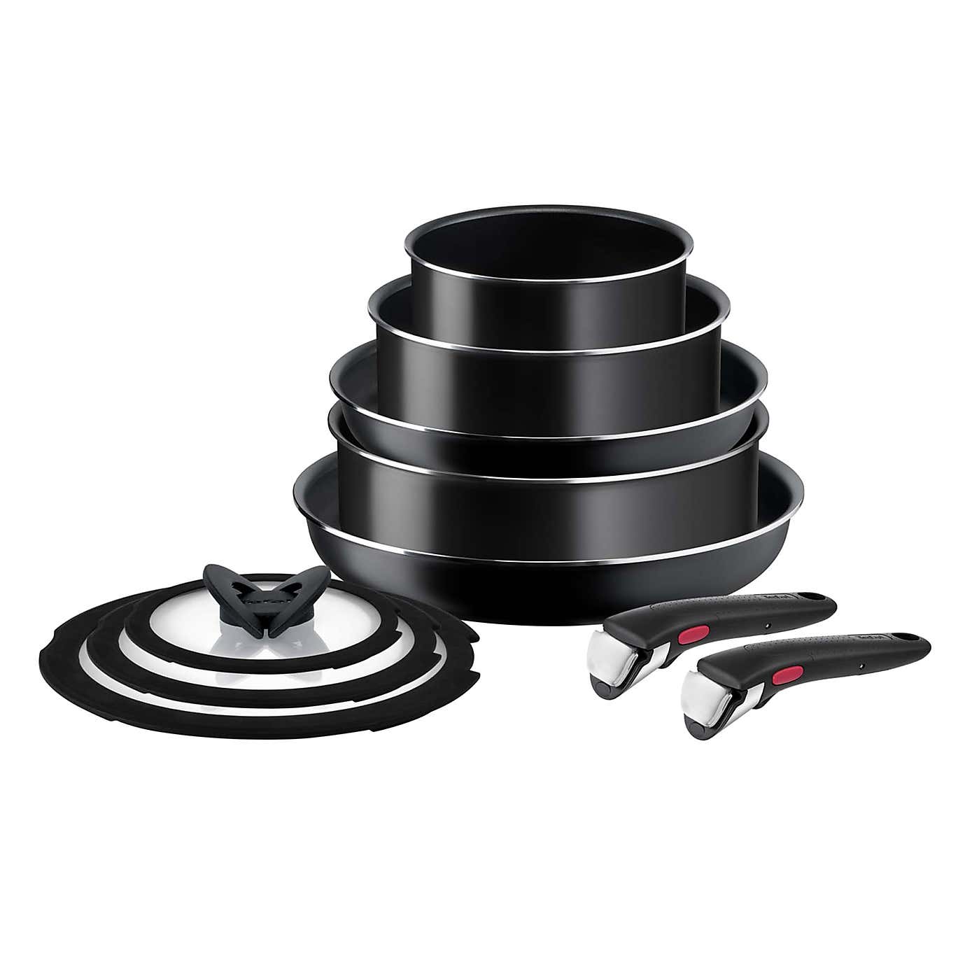 Tefal 10 Piece Ingenio Easy Cook & Clean Non-Stick Aluminium Set