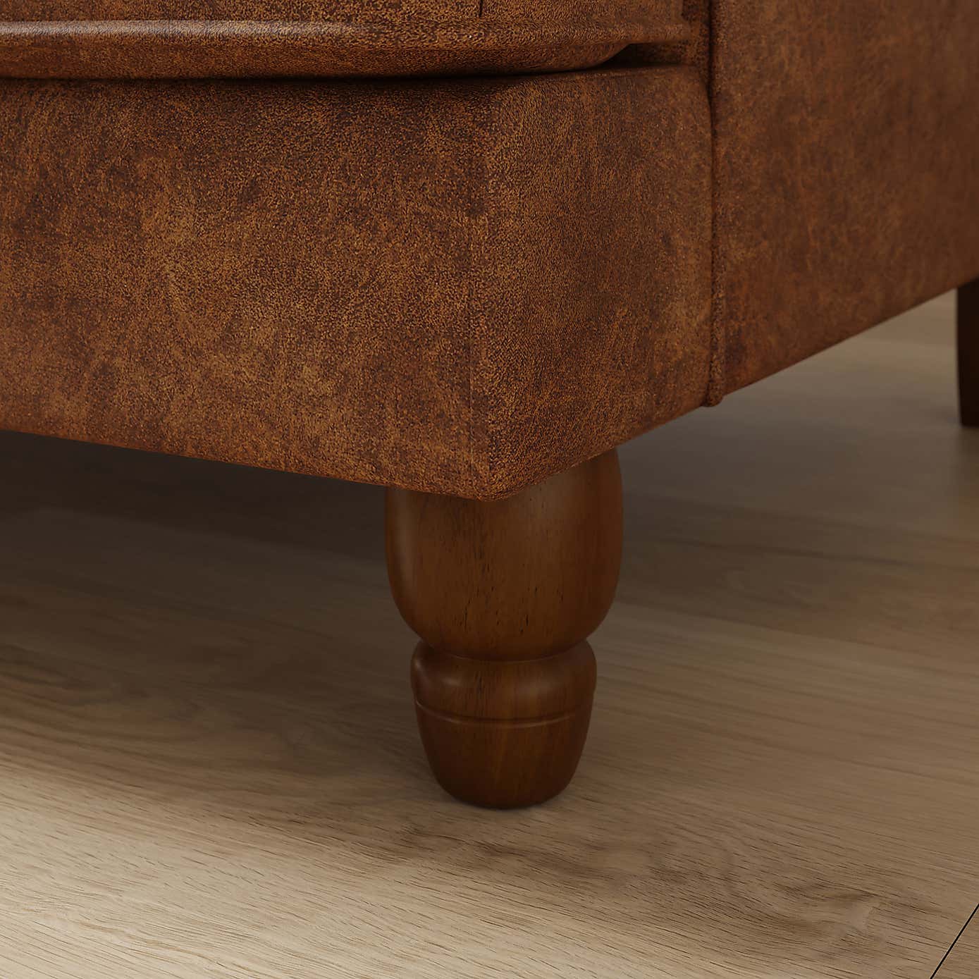 Relaxed Faux Leather Fabric Sample