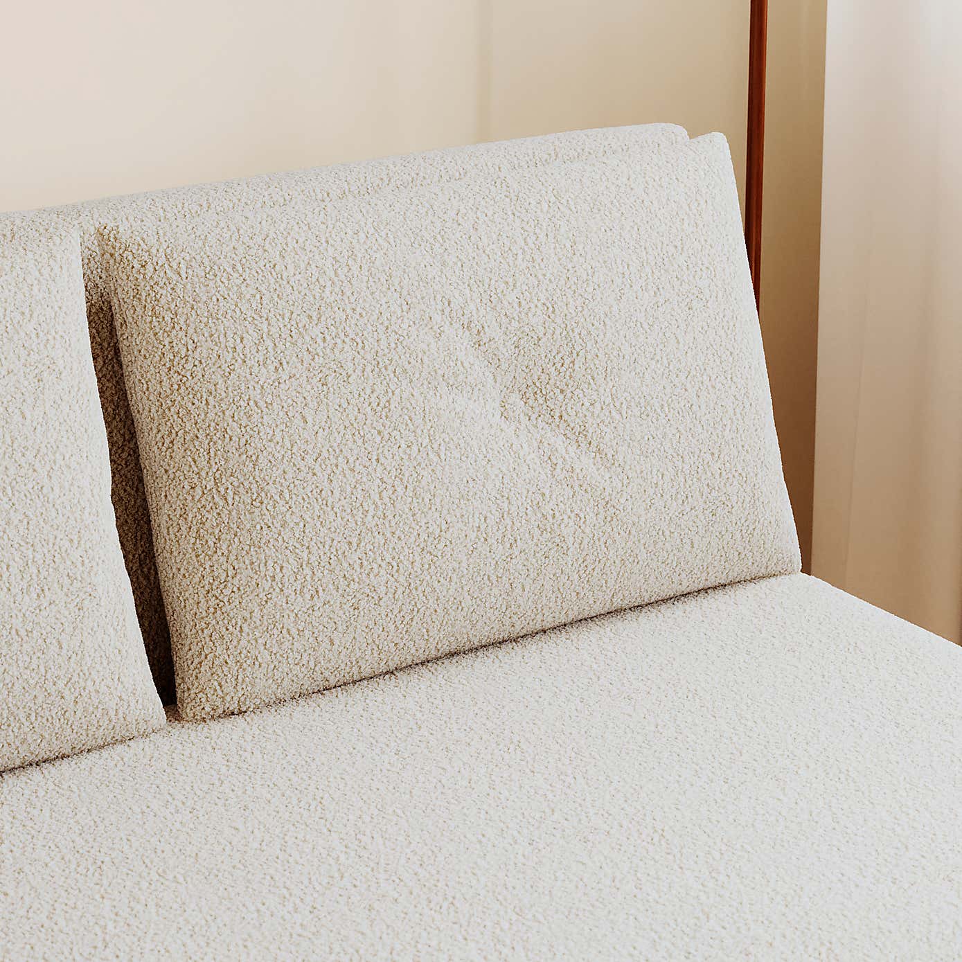 Phoebe Sherpa Small Double Sofa Bed