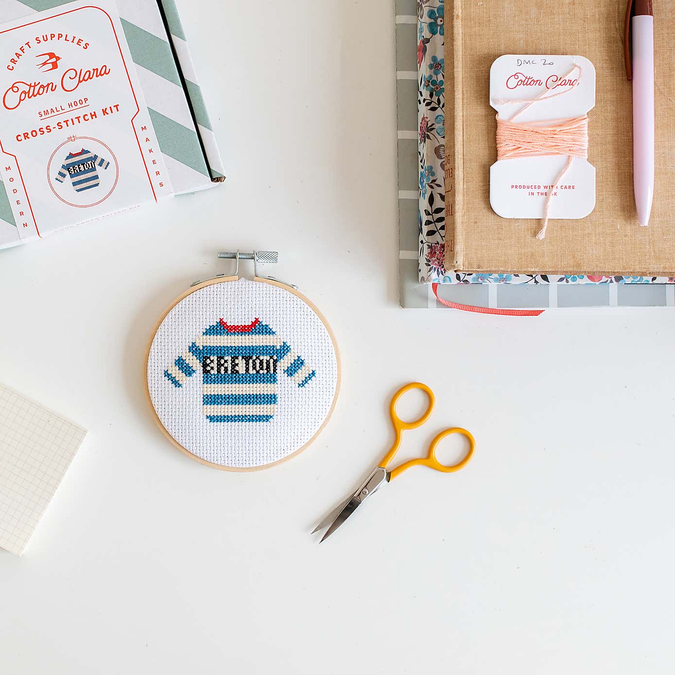 Cotton Clara Breton Cross Stitch Kit