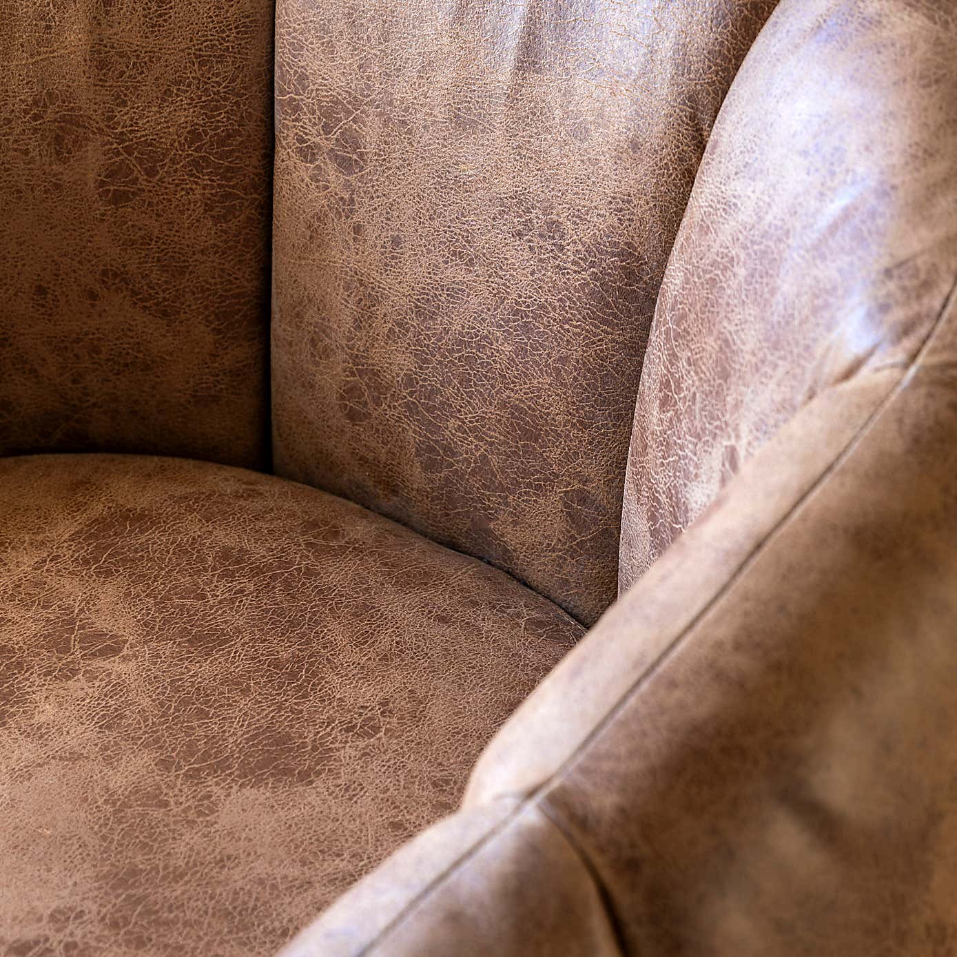 Brea Tub Chair, Leather