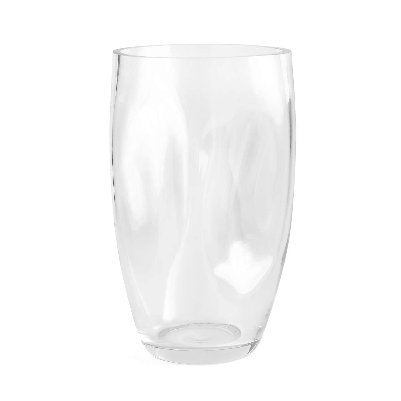 Dimpled Texture Glass Vase