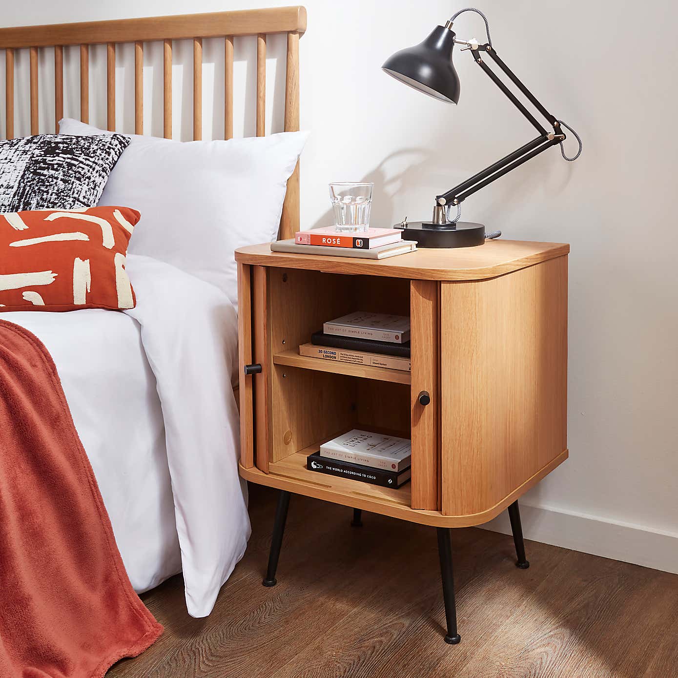 Hansen 2 Door Bedside Table