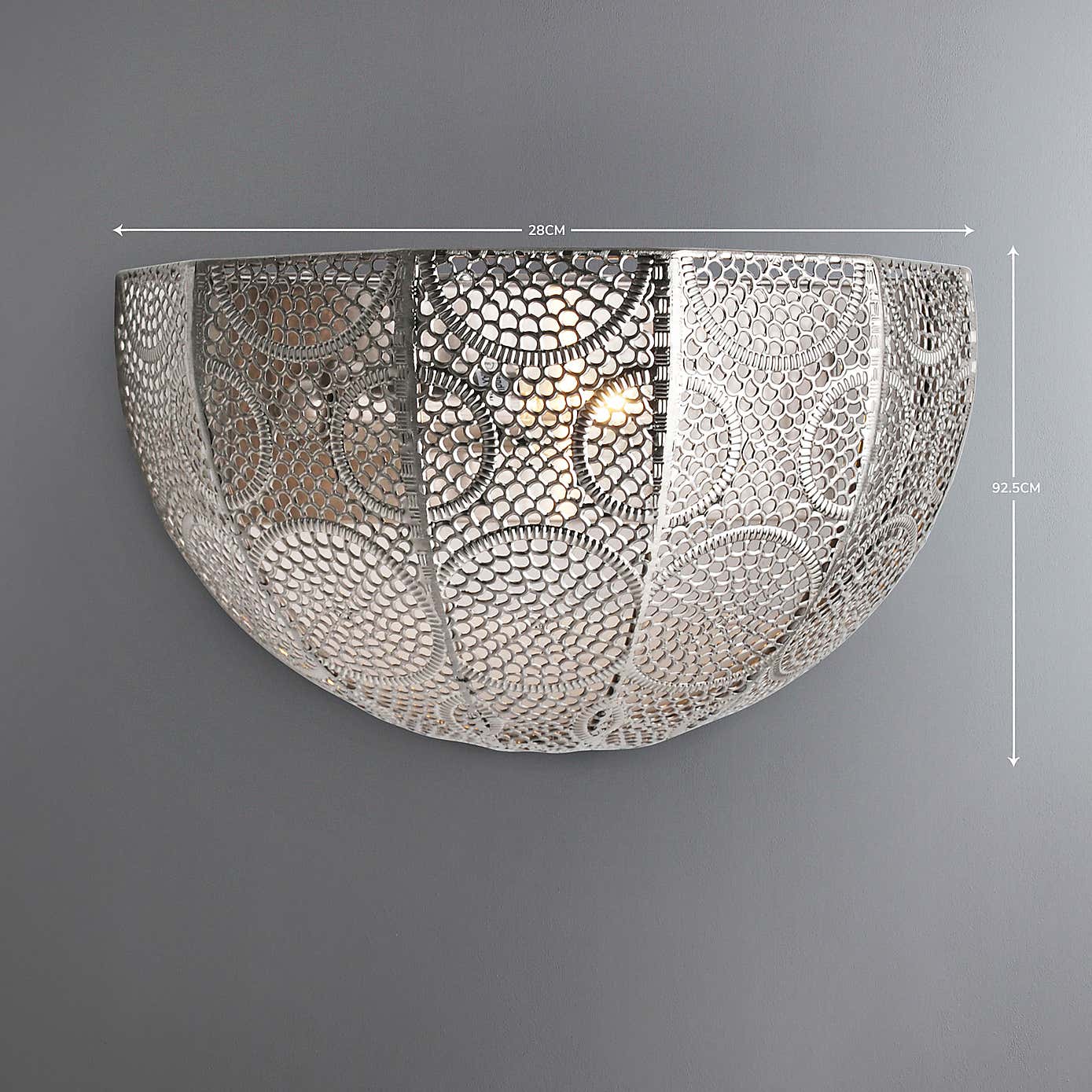 Manila Chrome Wall Light