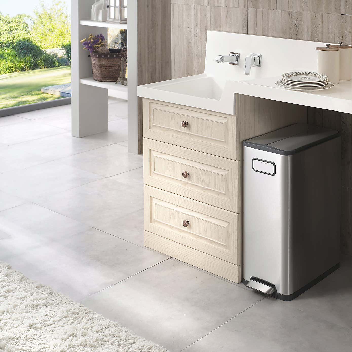 EKO Ecofly 30L Stainless Steel Pedal Bin