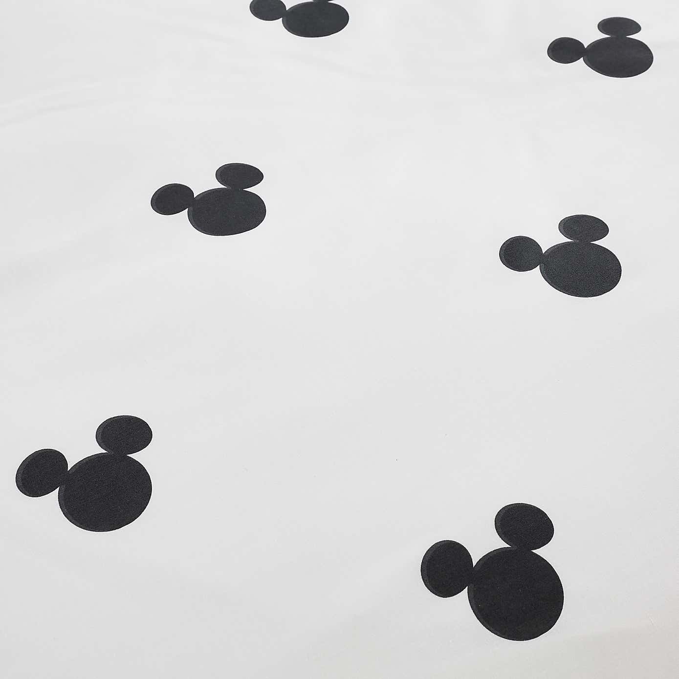 Mickey Mono Duvet Cover and Pillowcase Set