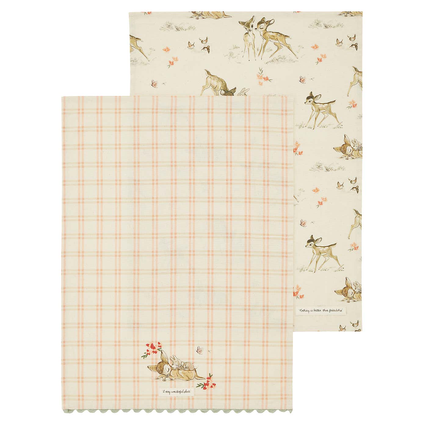 Disney Bambi Tea Towel 2pk