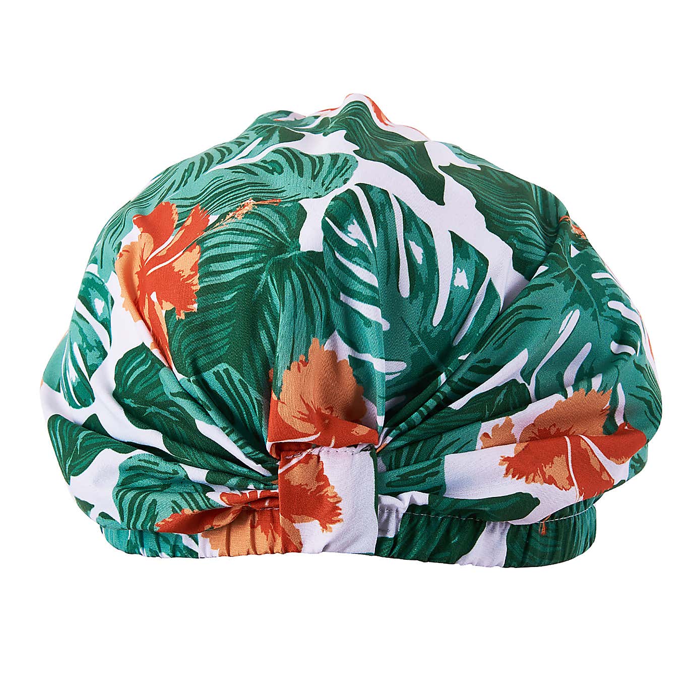 Tropical Leaf Shower Cap