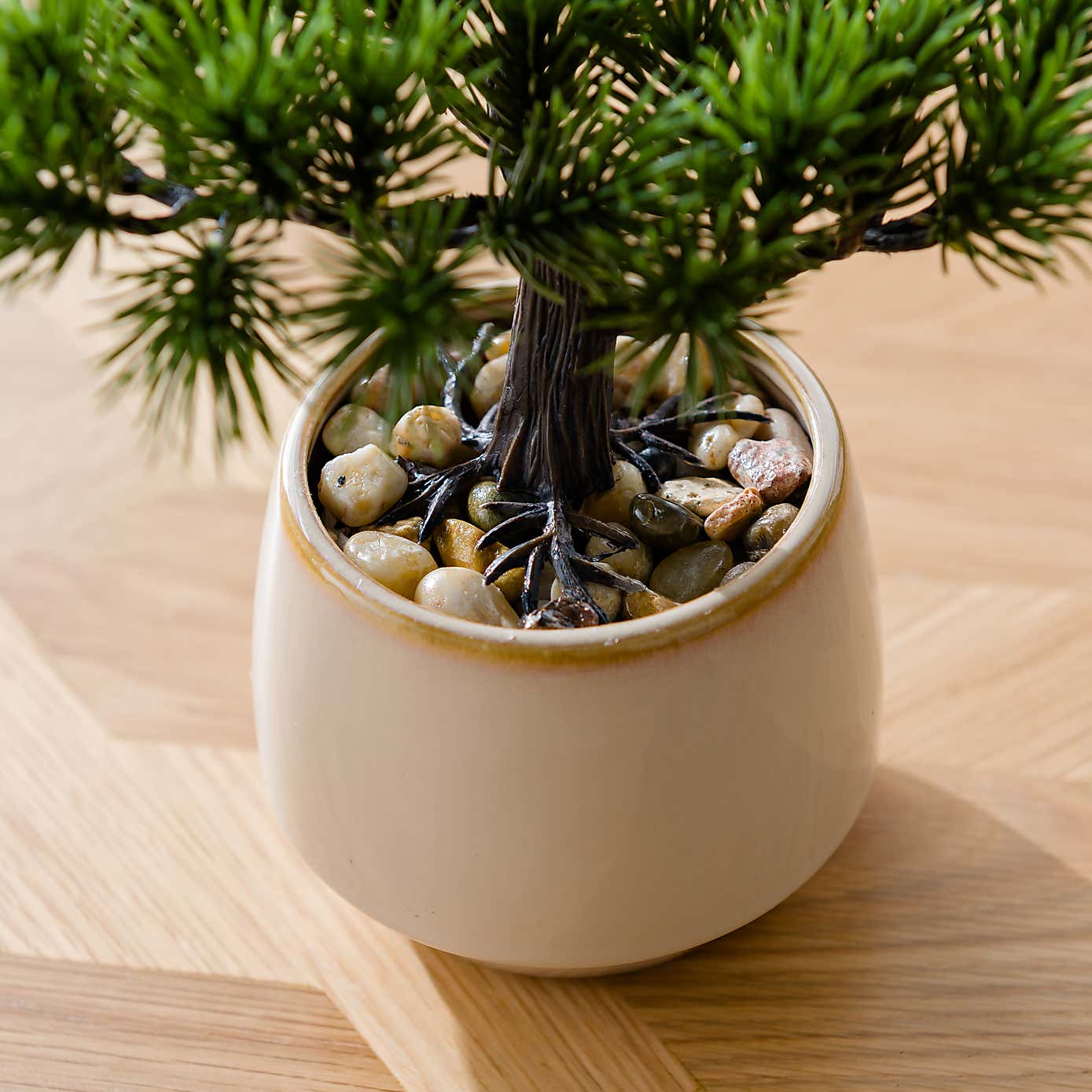 Artificial Bonsai Tree in Ceramic Plant Pot
