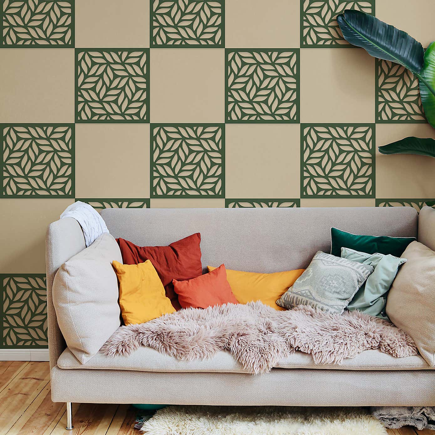 Decorative Leaf Wooden Tiles