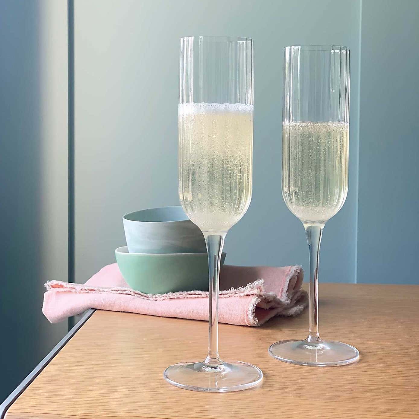 Luigi Bormioli Bach Set of 4 Flute Glasses