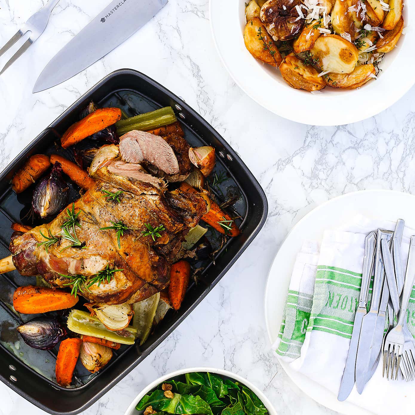 MasterClass Non Stick Roaster with Rack