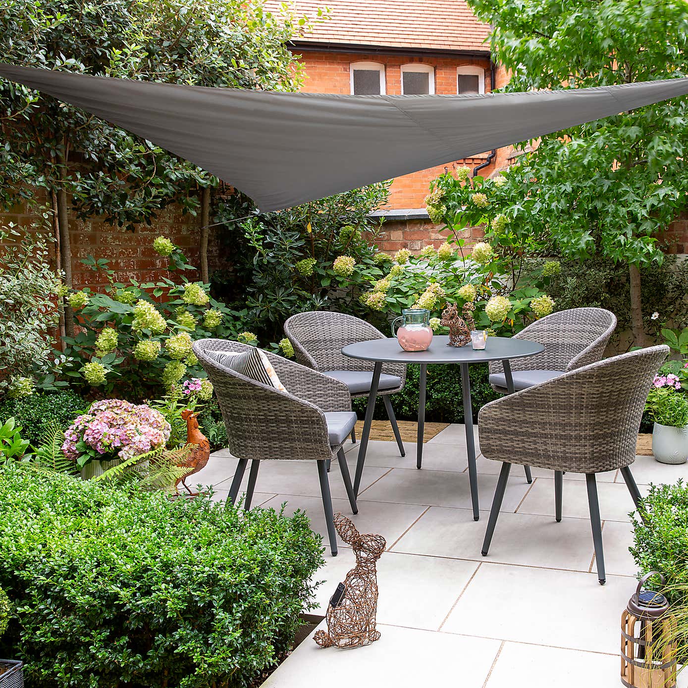 Elements Grey Sail Parasol