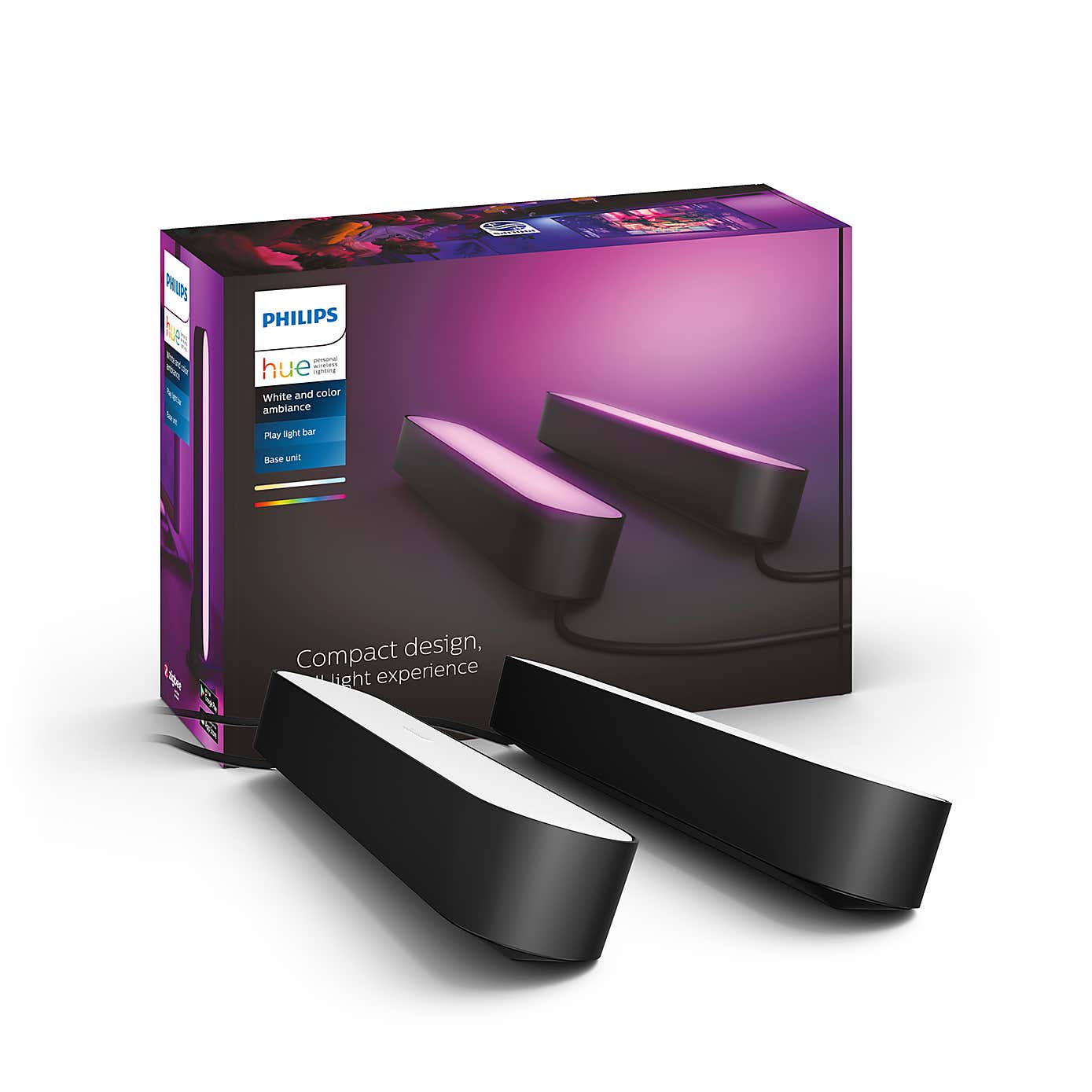 Philips HUE Play Set of 2 Smart LED Light Bars