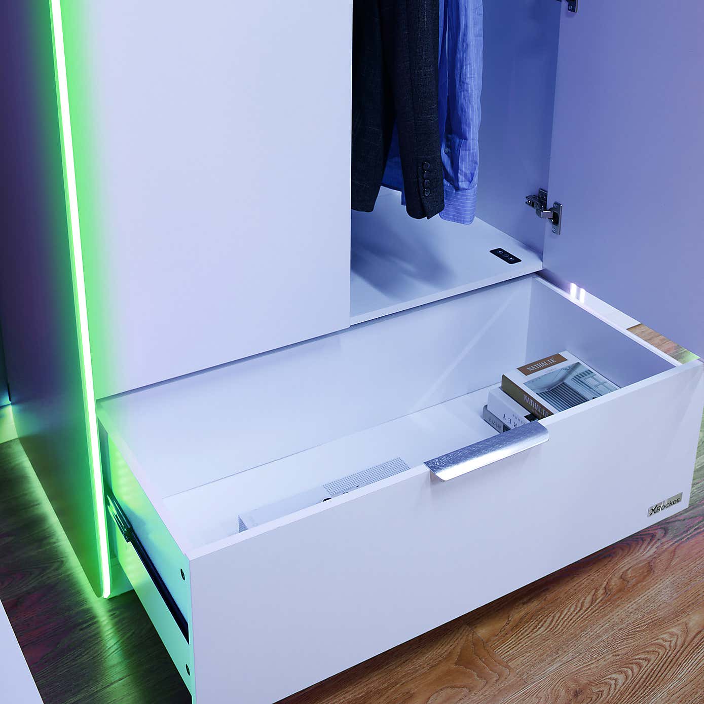 Electra 2 Door Wardrobe with LED Lights