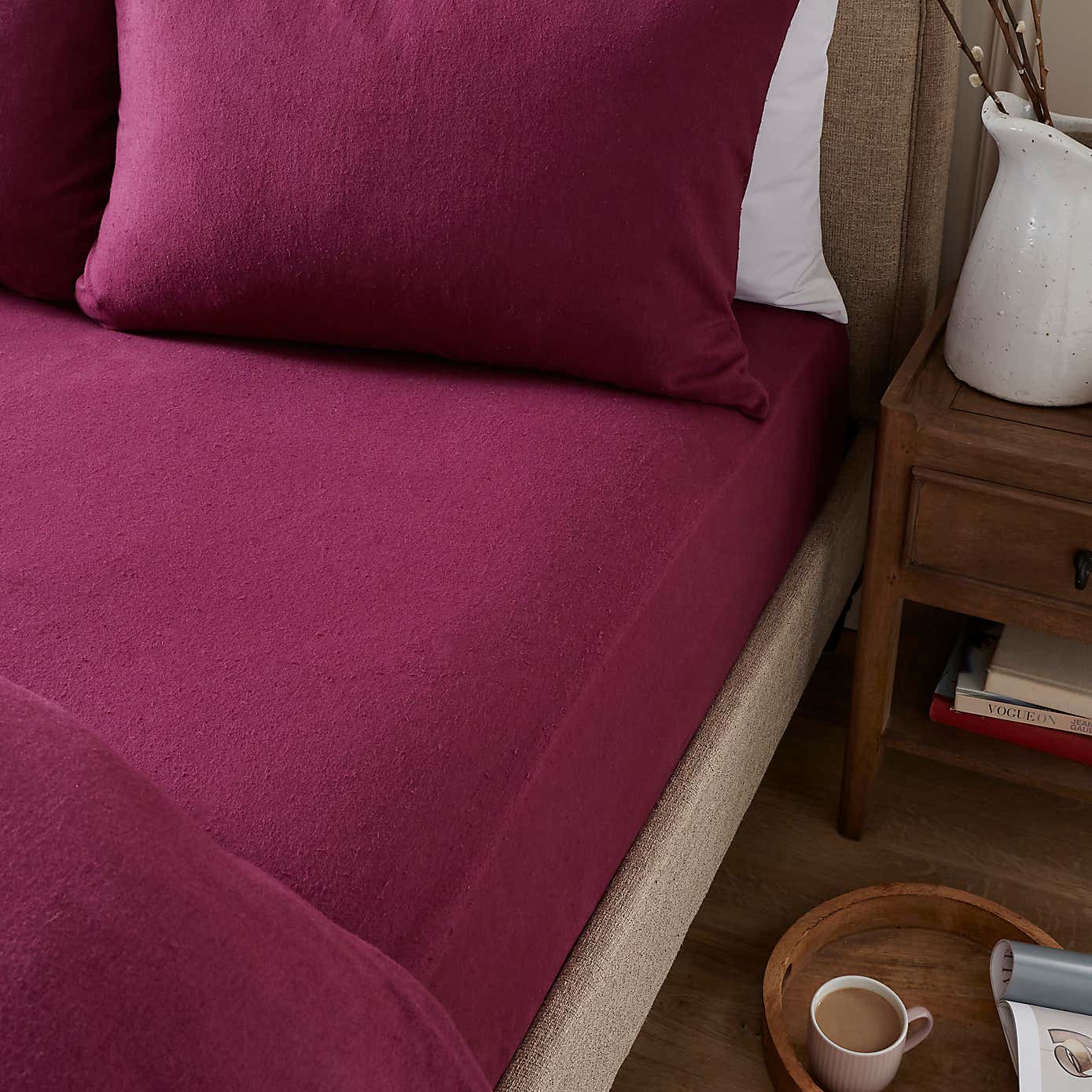 Simply Brushed Cotton Fitted Bed Sheets