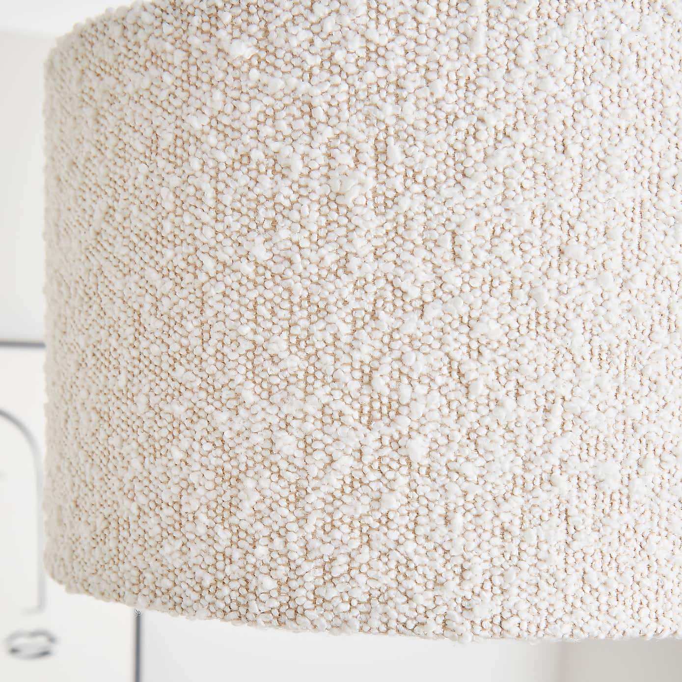 Hazelle Boucle Drum Lamp Shade