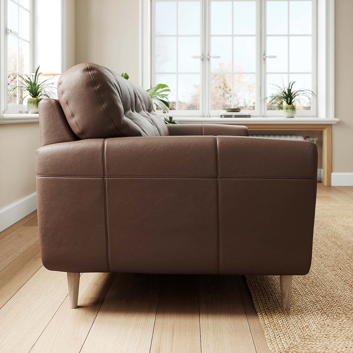 Sven Classic Leather 3 Seater Sofa