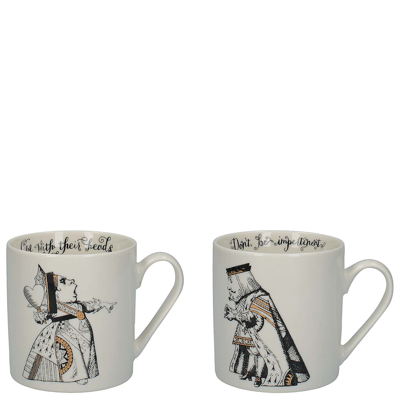 Alice in Wonderland Set of 2 Mugs