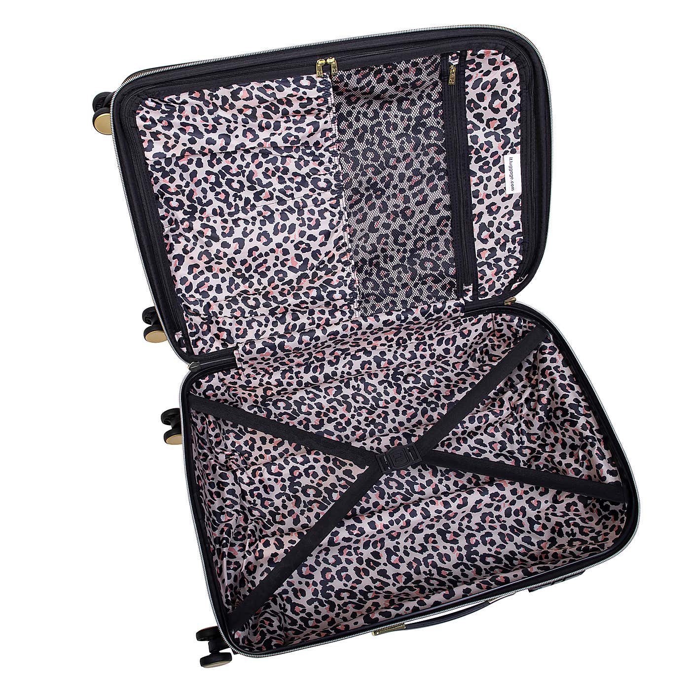 IT Luggage Set of 3 St Tropez Hard Shell Suitcases