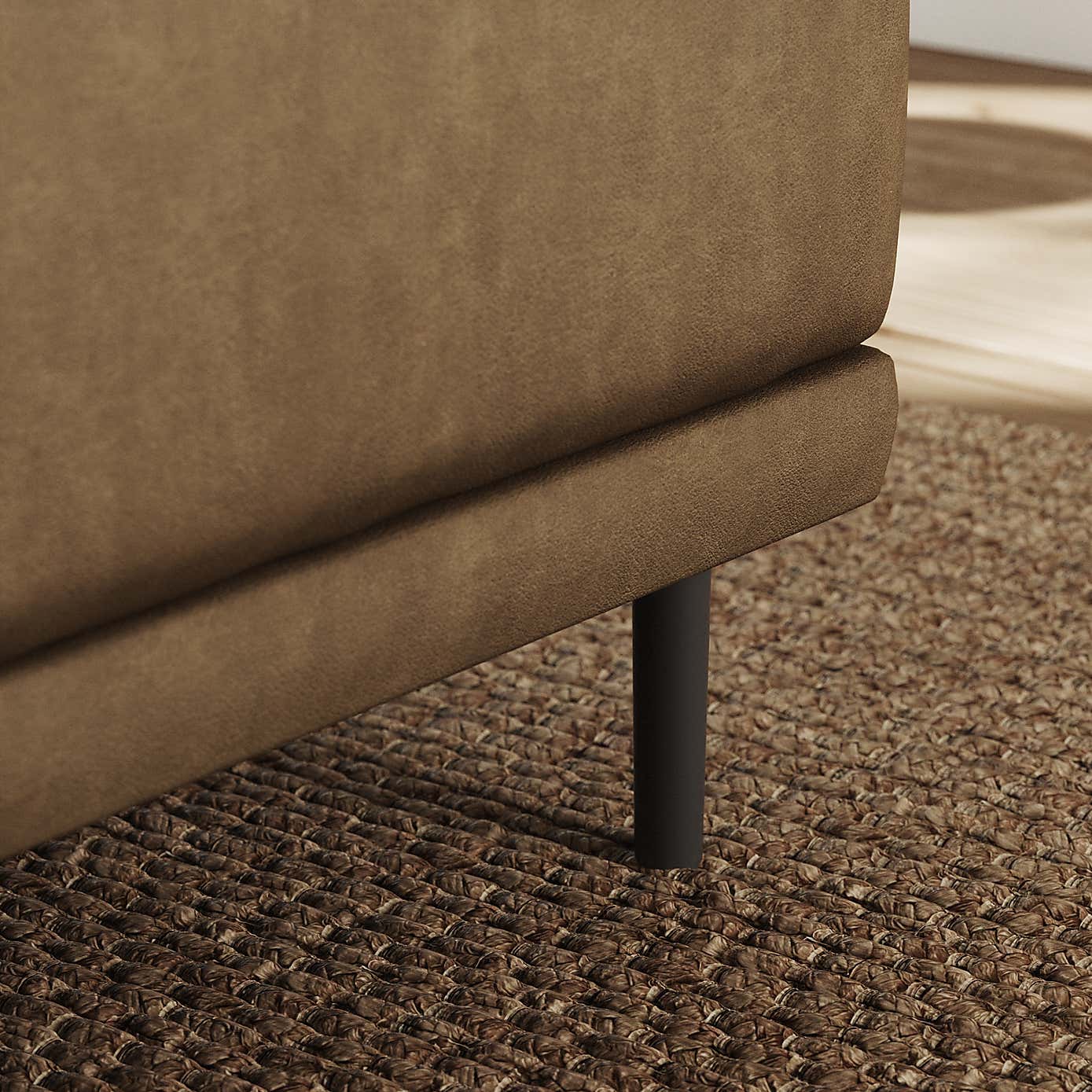 Mae Long Dining Bench, Faux Leather