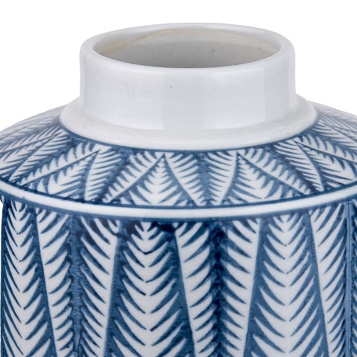 Samara Aztec Pattern Ceramic Ginger Jar
