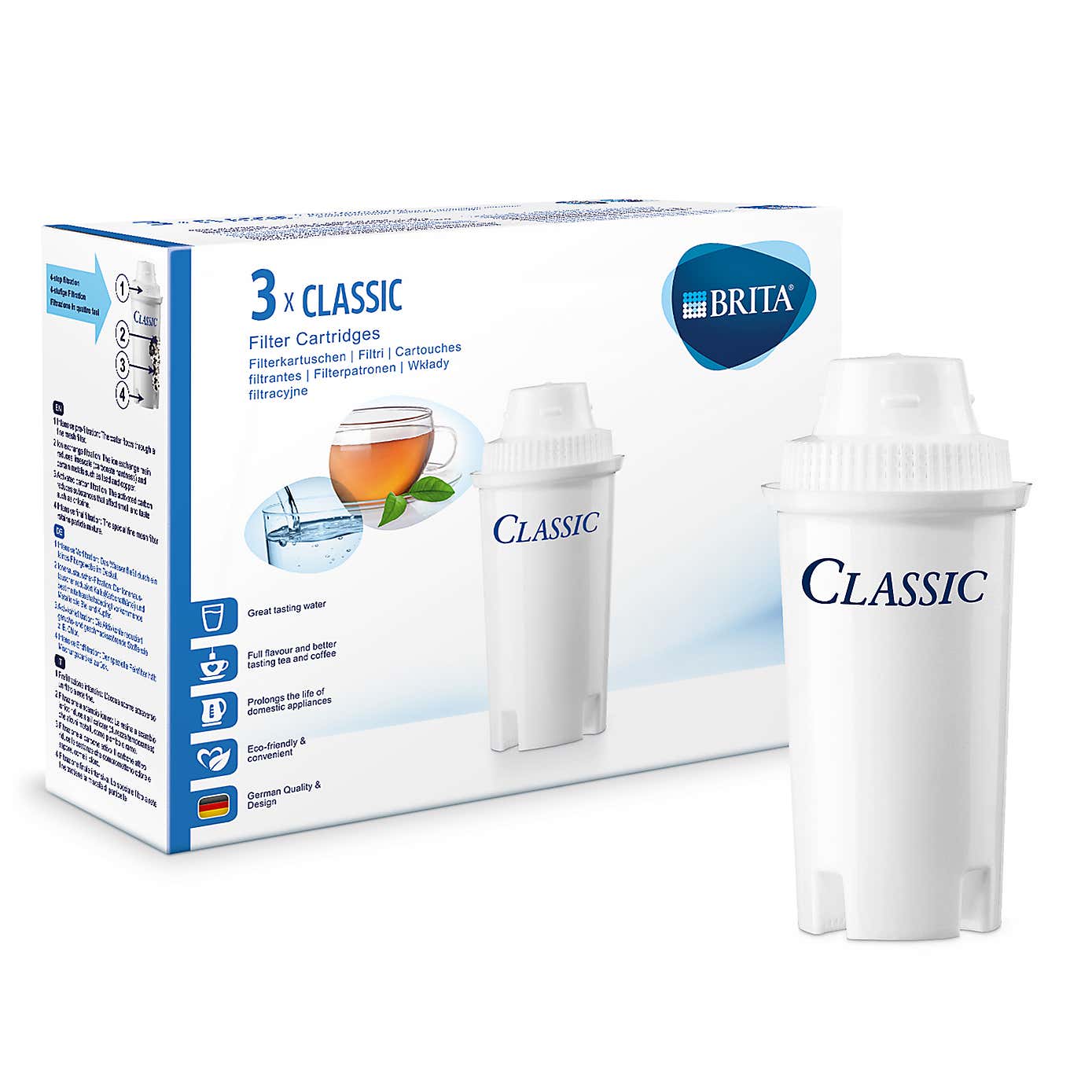 Brita Classic 3 Pack of Filter Cartridges