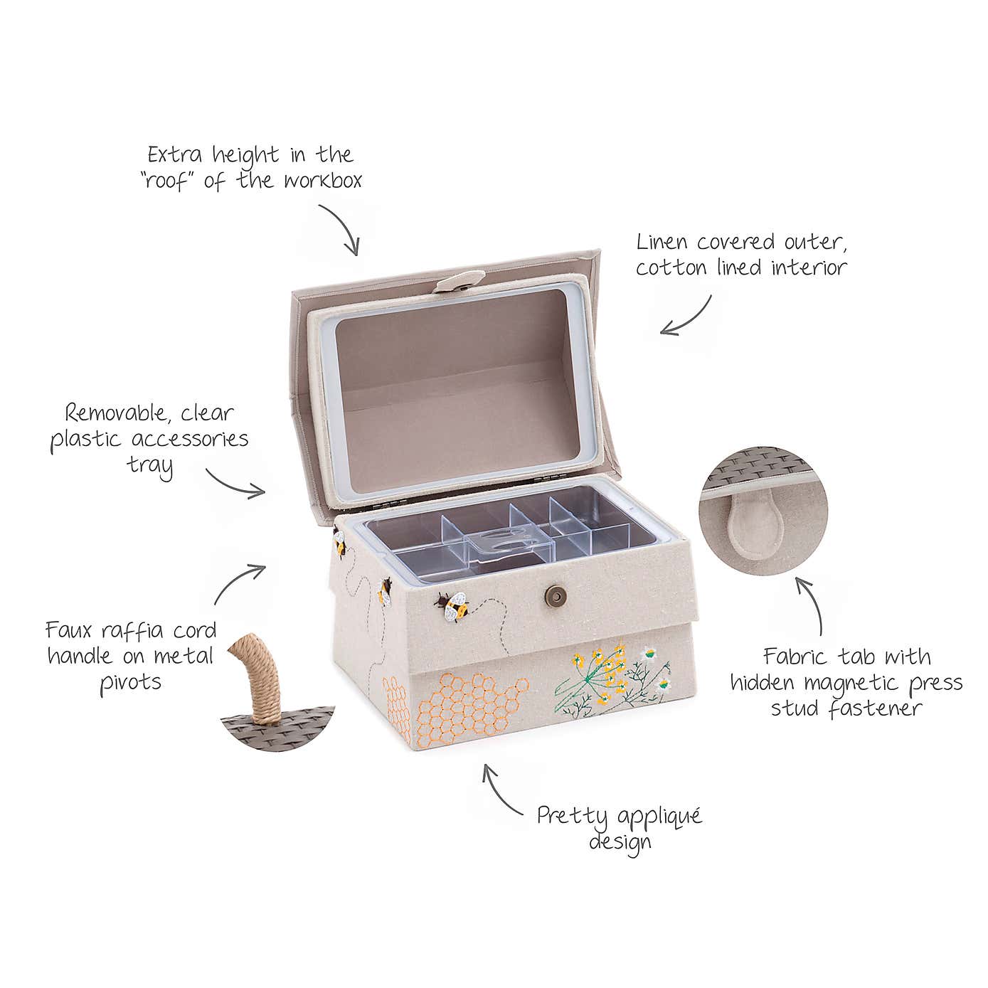 Hobby Gift Beehive Sewing Box