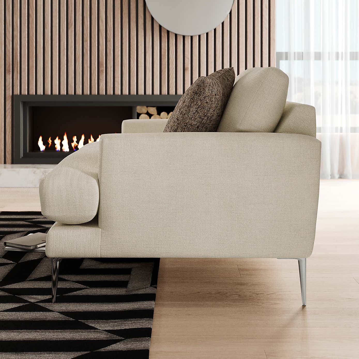 Lawson Chunky Tonal Weave Snuggle Chair
