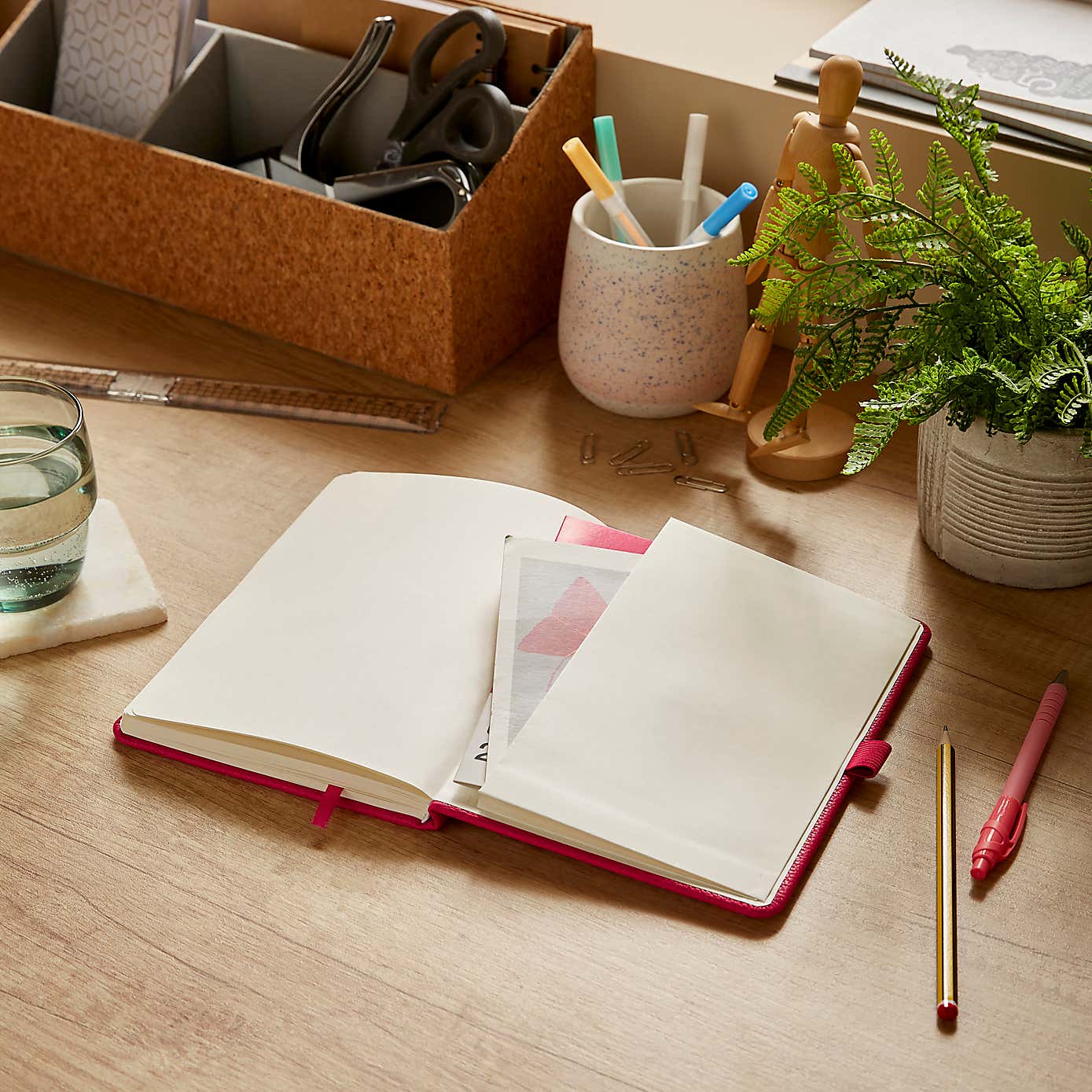 Waters and Noble Premium Faux Leather Notebook