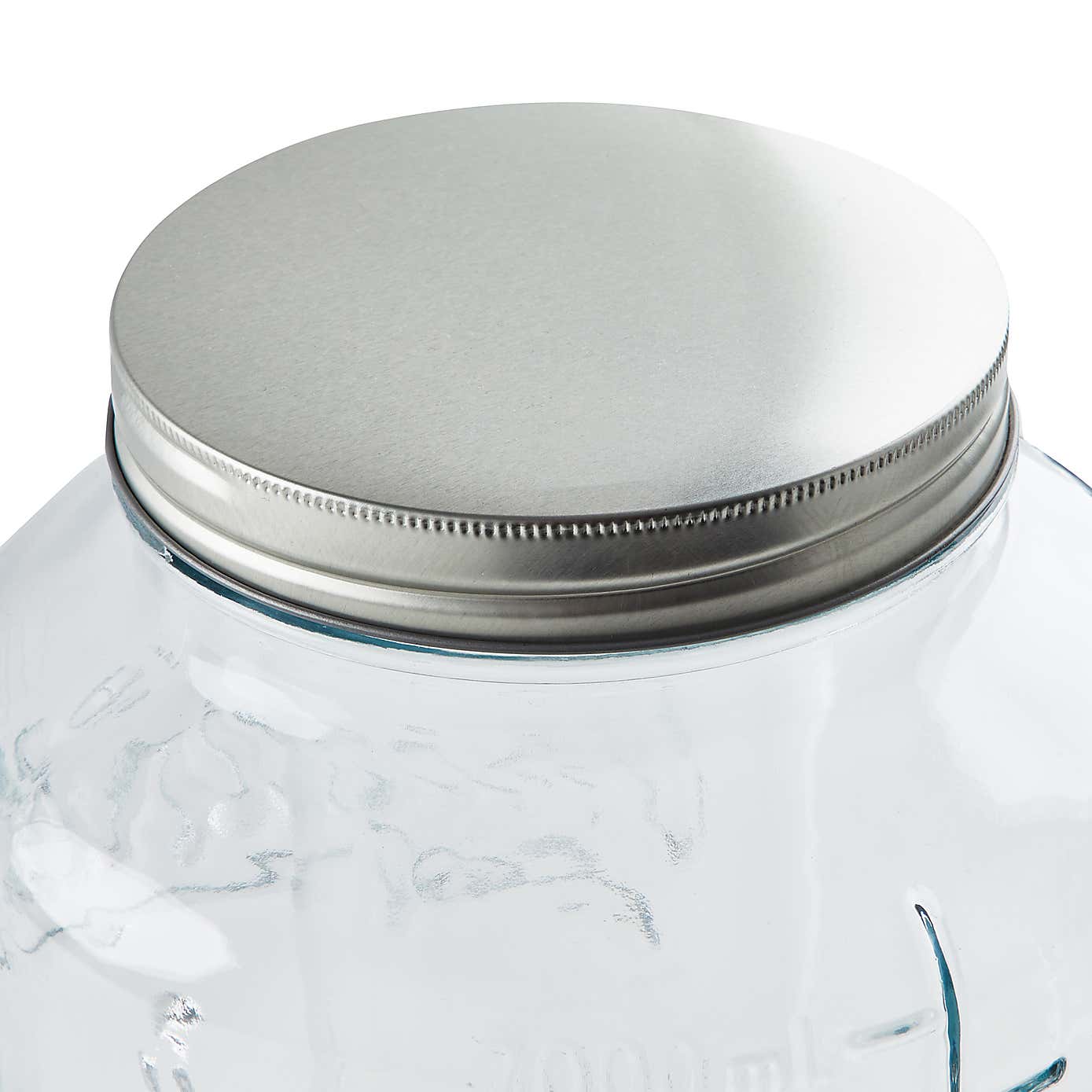 Dunelm Better 8L Glass Drinks Dispenser with Infuser