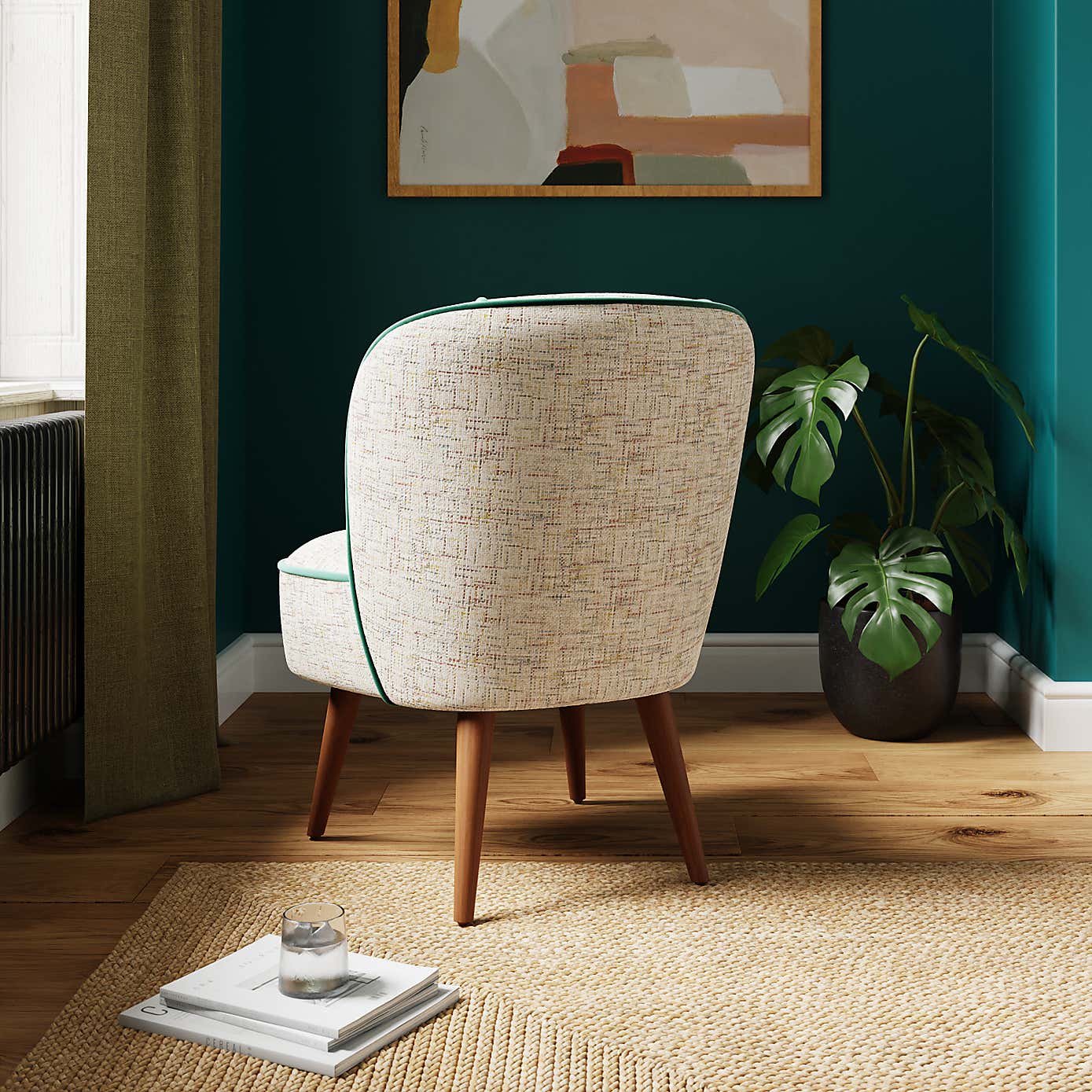 Elsie Multi Chenille Cocktail Chair
