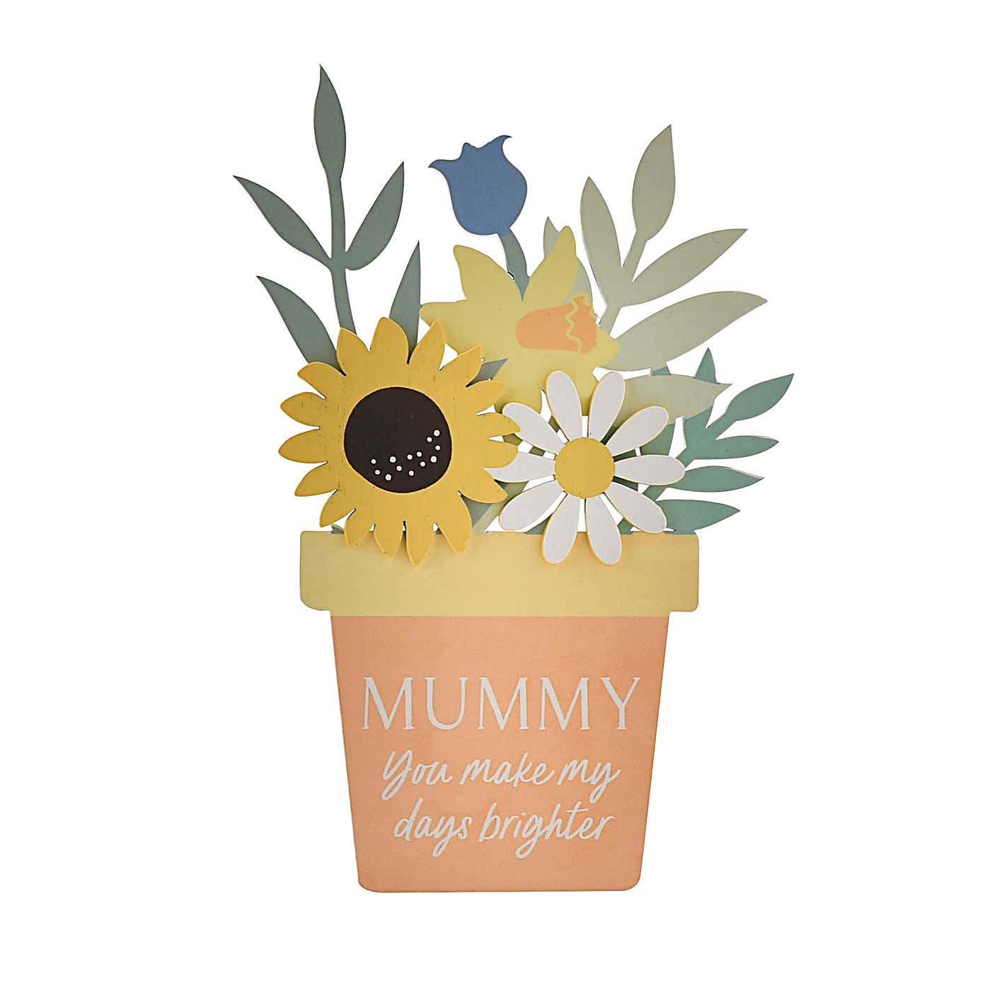 The Cottage Garden Mummy Flower Pot Plaque