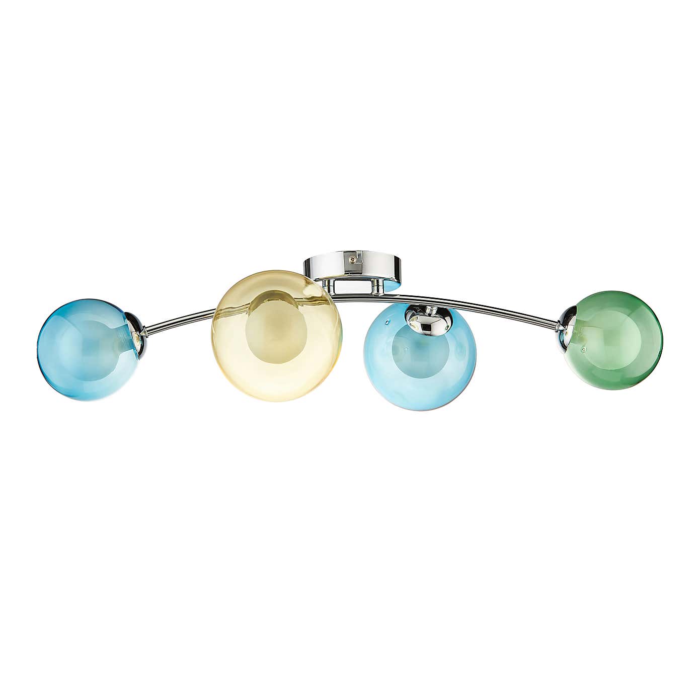 Eliza 4 Light Dimmable Semi Flush Ceiling Light