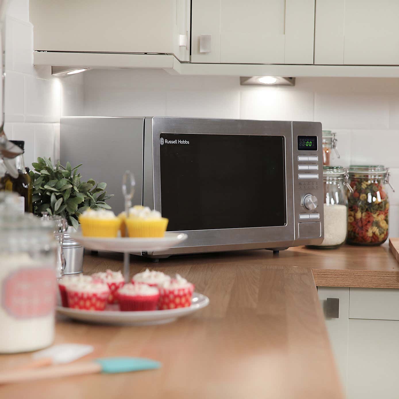 Russell Hobbs 30L Stainless Steel Digital Combination Microwave